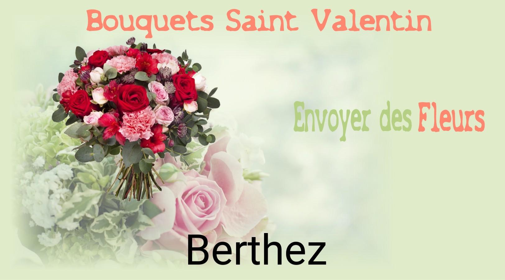 Roses de Saint-Valentin livrées à Berthez